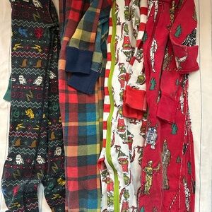 Hanna Andersson Kids Pajama Set - Red, Green, Blue, Multicolor